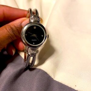 Small face Quartz women’s silver watch